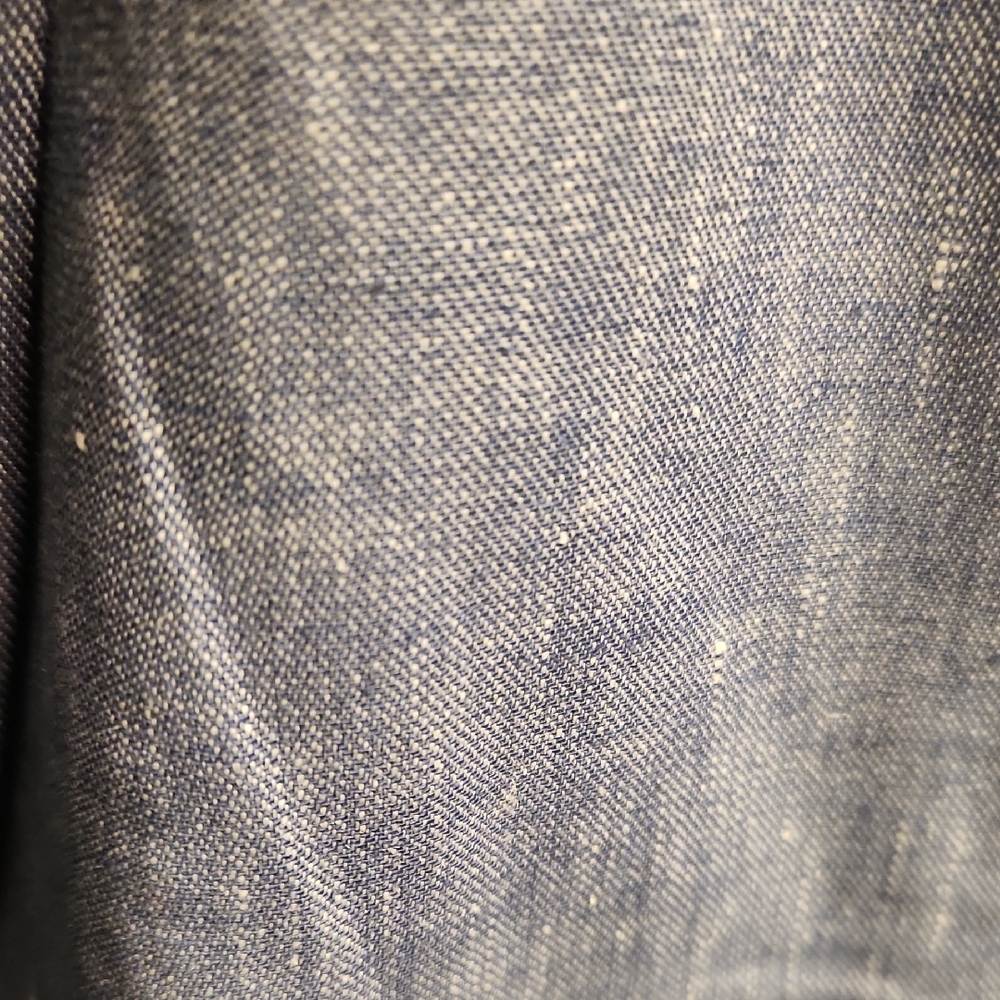 LOFT Light Blue Blazer with Gold Button - Picture 5 of 5